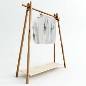 现代挂衣架3D模型下载